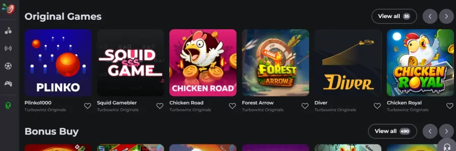 Turbo winz casino